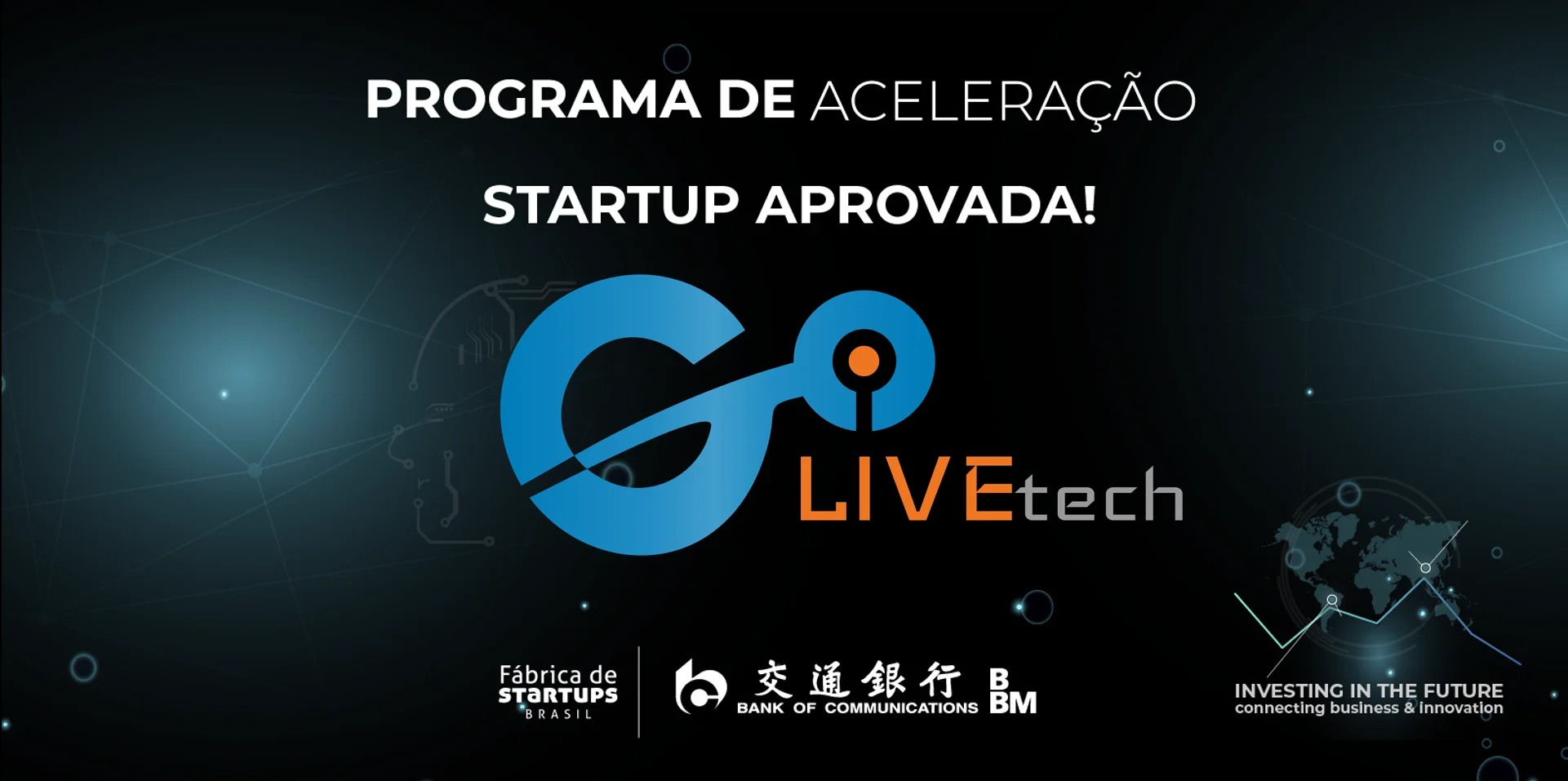 GoLiveTech - Conquista do 1º Lugar no Programa de Startups do Boccom BBM em 2021
